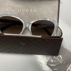 Authentic Gucci Sunglasses Cat Eye Mother of Pearl